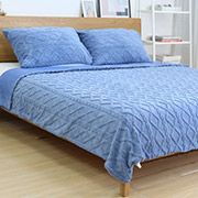 Набір Romance Blue Soho покривало-підковдра та 2 наволочки