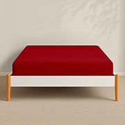 Простирадло на гумці Burgundy фланель Cosas висота 30 см