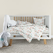 Постільна білизна для дитячого ліжечка Совушки поплін Home Line