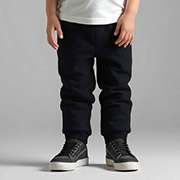 Штани 1822123чр футер-тринитка Татошка чорний