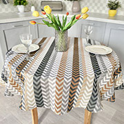 Скатертина гобеленова кругла LiMaSo ZOOM004