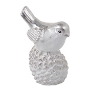 Фігурка декоративна керамічна 10х7.5х15.5 см Пташка на шишці Lefard 919-413