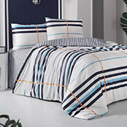 Постільна білизна Striped Turkuaz ранфорс Altinbasak