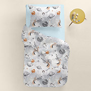Постільна білизна в дитяче ліжечко Space CS35 ранфорс Cosas