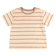 Футболка для хлопчика ФТ27 супрем Бембі G02-бежевий-смужка