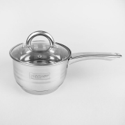 Ківш з кришкою 16 см 2,1 л Basic Maestro MR3513-16S