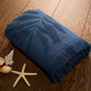 Рушник пляжний жаккардовое SoundSleep Hawaii dark blue