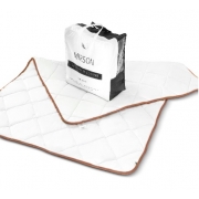 Ковдра дитяча літній вовняна MirSon 053-1 Mikrosatin Gold Woolen