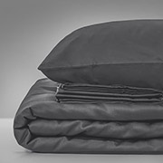 Дитяча постільна білизна MirSon 0240 Iron grey темно-сіре