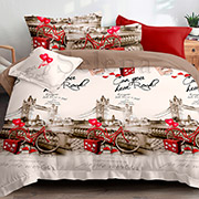 Постільна білизна Романтична подорож ранфорс Selena 200490