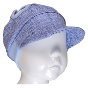 Шапочка для хлопчика Татошка 1/56дж інтерлок синій