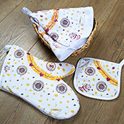 Кухонний набір Lotus Daily Coffee time рукавиця, прихватка і рушник