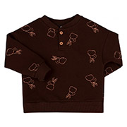 Джемпер для хлопчика ДЖ353 трикотаж Бембі H01-коричневий