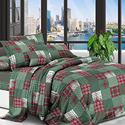 Постільна білизна Клітини Green 600751 полікоттон Selena 600751