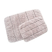 Набір килимків у ванну кімнату Clay Irya bej бежевий