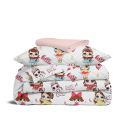 Дитяча постільна білизна в ліжечко LOL CS14 Cosas червоний