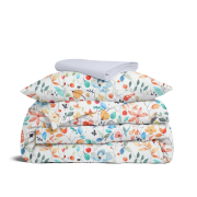 Дитяча постільна білизна в ліжечко AQUARELLE FLOWERS CS2 Cosas помаранчевий