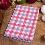 Рушник кухонний вафельний 502 Waffle Red cell Mirson