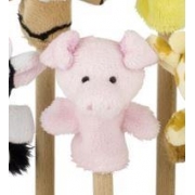 Лялька goki для пальчикового театру Свинка 15418G-5