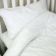 Комплект дитячої постільної білизни Руно Янголятко білий