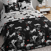 Постільна білизна Грайливі муркотики комбі 101411 бязь-люкс Selena