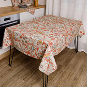 Скатертина бавовняна Пташка на теракоті Прованс