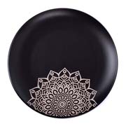 Тарелка десертная 20,5 см Kora Limited Edition JH2068-1 черный