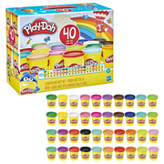 Набір пластиліну з 40 баночок Play-Doh Hasbro E9413