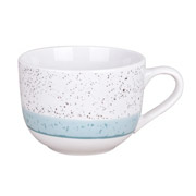 Чашка порцелянова 360 мл Siena Ardesto AR2950SWB біло-блакитна