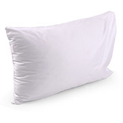 Однотонна наволочка із сатину Руно біла