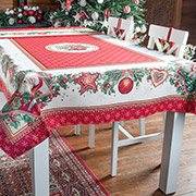 Скатертина гобеленова новорічна Nico Lefard