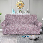 Чохол на тримісний диван Преміум Love you какао