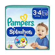 Підгузки-трусики для плавання Pampers Splashers Midi, розмір 3-4 (6-11 кг), 12 шт.