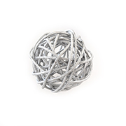 Шар ротанговый серебряный YES! Fun 973312