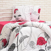 Постільна білизна 20-0803 Original Grey Wine Red бязь-gold Nostra