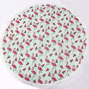 Пляжний рушник 5077 Summer Time Menthol flamigo MirSon