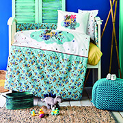 Спальний комплект в ліжечко Bummer indigo Karaca Home 10 предметів