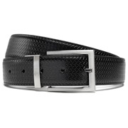 Ремінь шкіряний чоловічий L Black-Brown P8232-0 Semi Line DAS303126