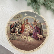 Серветка-підкладка з мереживом Limaso Round1153AZM-25D