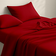 Постільна білизна Burgundy CS1 фланель Cosas простирадло на гумці