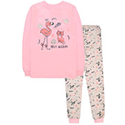 Піжама для дівчинки 0106302плм інтерлок Татошка рожевий