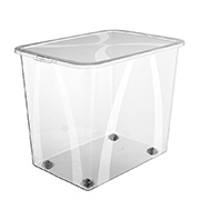 Контейнер для зберігання на коліщатках Rotho Лона 70л.