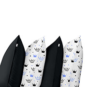 Набір наволочок Black Crown ранфорс Cosas 4 шт