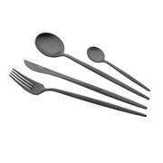 Набор столовых приборов 4 предмета Black Mars Trento Ardesto AR0704TB черный