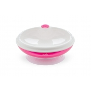 Тарілка для малюка Nuvita з підігрівом 6м + рожевий NV1427Pink
