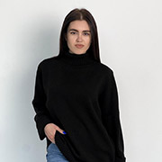 Джемпер в'язаний Sofia Art Knit чорний