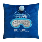 Подушка декоративна I love Bukovel Tigres