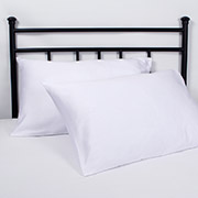 Набор из 2 наволочек Классик сатин Iris Home Отель белый