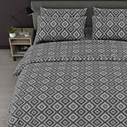 Постельное белье Астория grey 101179 бязь-люкс Selena