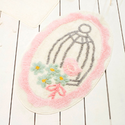 Килимок у ванну Chilai Home Sweet bird pink
